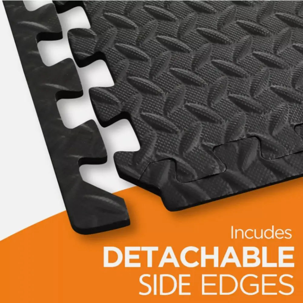 8pcs 60*60cm Non-slip Heavy Duty Gym Floor Interlocking Mat