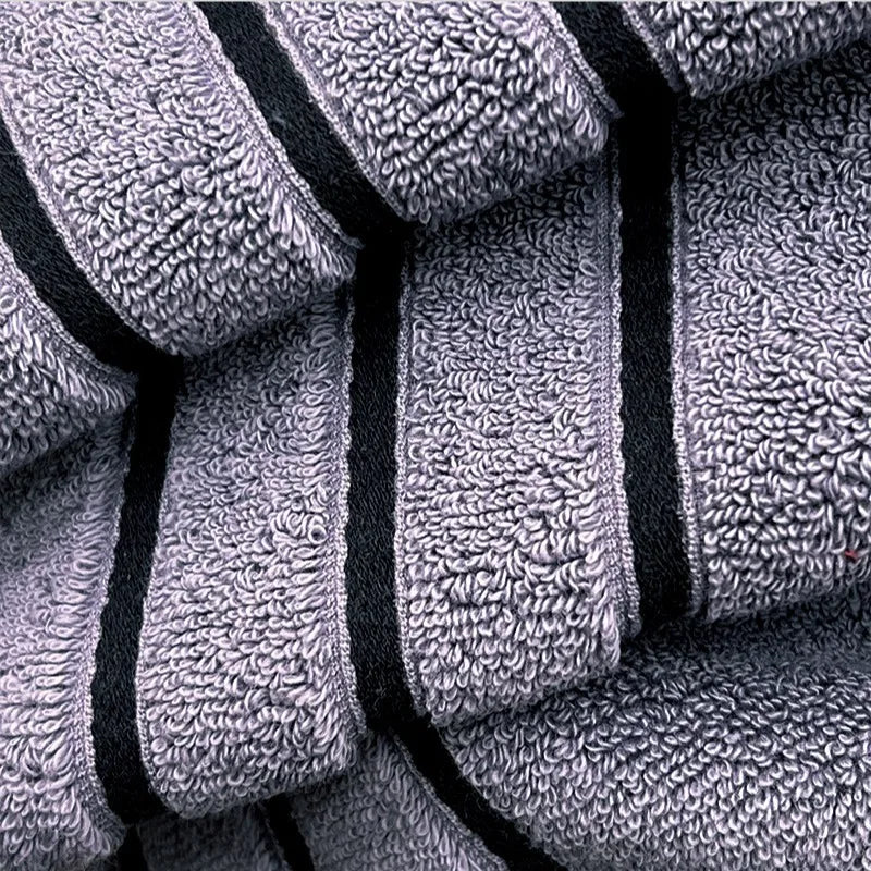 6/8PCS Bath Towel Set Adult Bathroom Cotton Super Absorbent 2 Wash Towel 2 Hand Towel 2 Bath Towel Hotel Spa Beauty Salon Grey